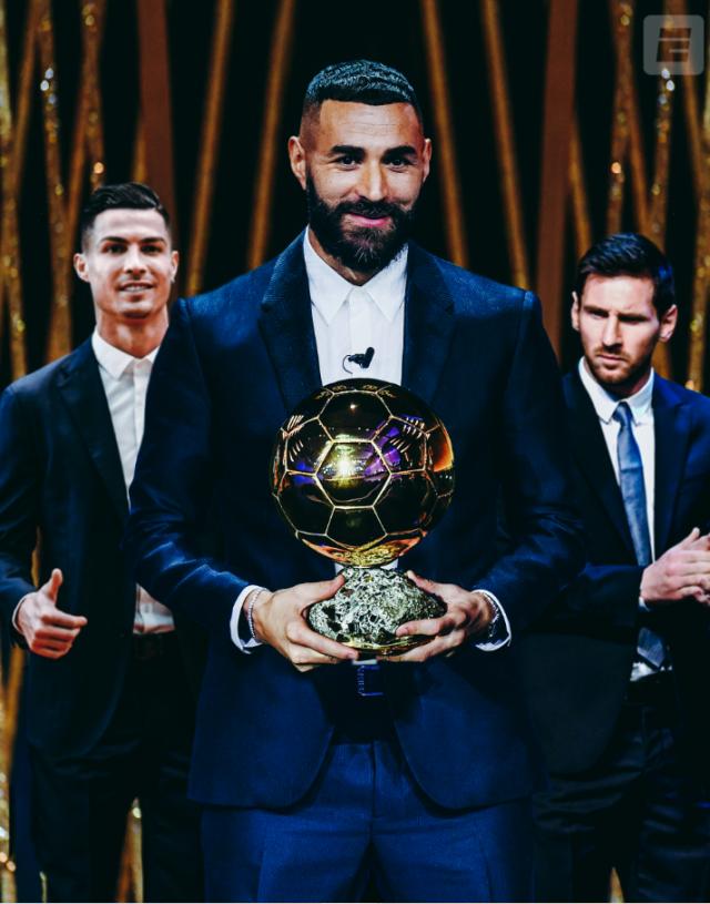 低调看直播-金球奖评分揭晓：本泽马549分，超马内莱万丁丁之和