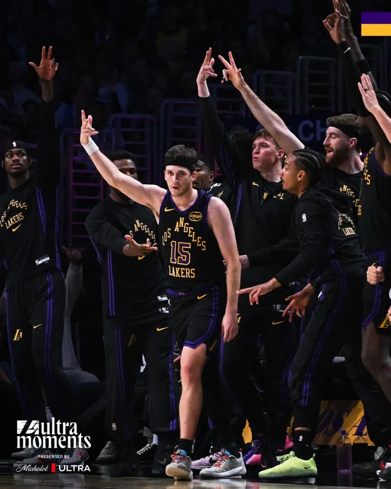 jrs看球-继续北伐！湖人官方Ins分享昨日战胜森林狼的赛场照